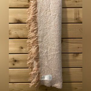 Threshold  Fringed Throw Blanket